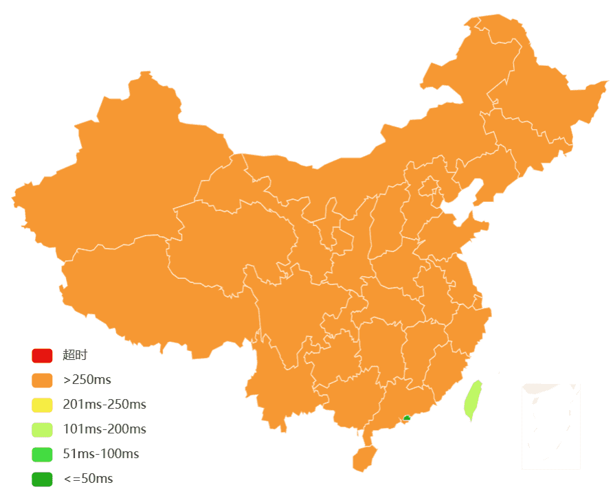 新加坡VPS中国网络延迟测试