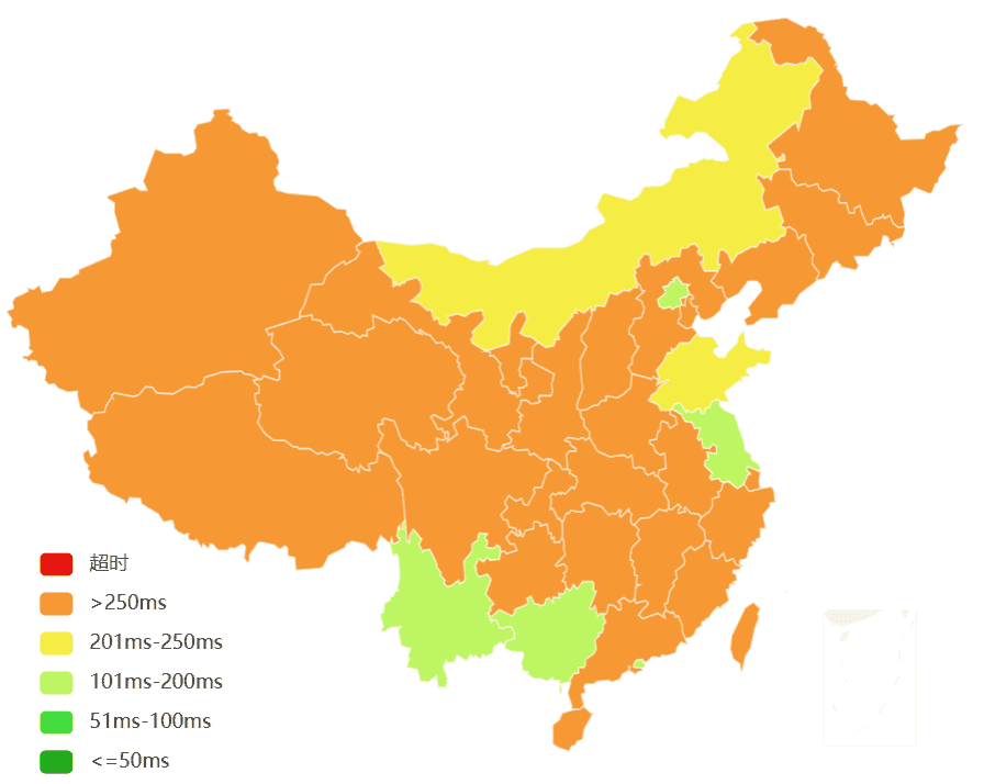 胡志明市VPS中国网络延迟测试